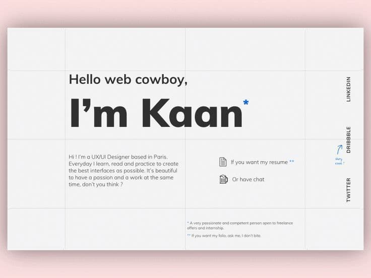 Landing page